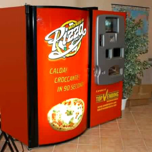 イギリス-ピザの自動販売機-